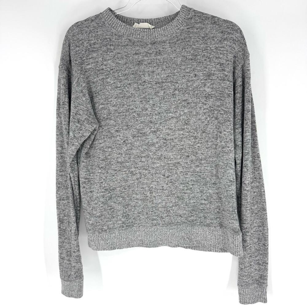 Double Zero Cozy Gray Knit Sweater Size‎ Large